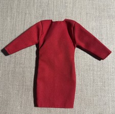 Genuine Barbie Red Long Sleeve Shift Dress
