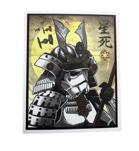 “Pegatina Stormtrooper Samurai – Estilo Star Wars Japón” - Imagen 1 de 1