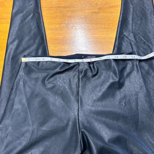 Leggings Commando XL de imitación de cuero negros cintura alta elásticos - Imagen 7 de 12