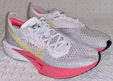 NIKE ZoomX Vaporfly 3 White Topaz Gold Sea Coral Running Shoes NEW Womens Sz 6