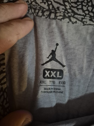 None Air Jordan 3 Elephant Print T-shirt Size XXL Vintage  - Bild 2 von 5