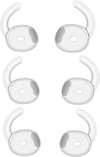 3 Pairs Ear Tips  Ear Hooks for AirPods 4  White