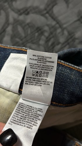 LUCKY BRAND men’s relaxed fit size W36 L30 denim blue jeans 2 way stretch NWT - Picture 10 of 11