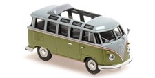 Minichamps Volkswagen Samba Bus 1961 Grey Green 1:43 Diecast Model Car