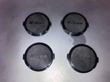 NIKON 52MM LENS CAPS  X4   ORIGINAL OEM   MADE IN JAPAN   VERY GOOD CONDITION