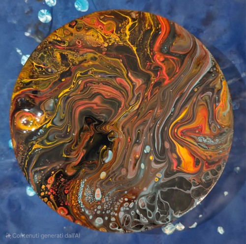 Quadri dipinti a mano, acrilico su tela. Abstract paintings handmade on canvas. - Foto 7 di 8