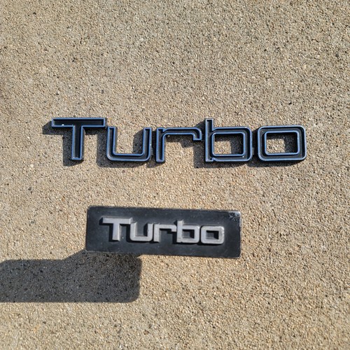 Volvo 240 Turbo OE Trunk & Grill Badge Rare Used 242 244 245 Set Original
