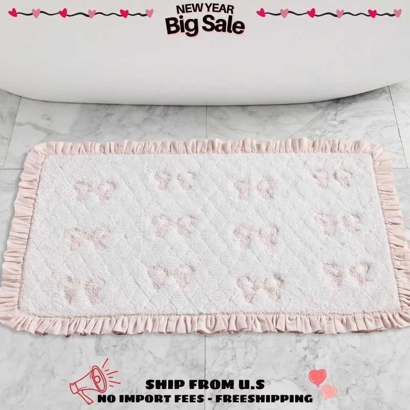 Pottery Barn LoveShackFancy Bath Mat - Thumbnail 4