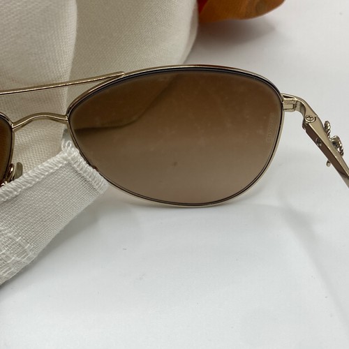 TIFFANY&CO KNOT Sonnenbrille TF3044 6021AVIATOR goldfarbenes Gestell/braune Gläser ITALIEN - Bild 6 von 8