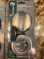 Plumb Works decorative trim for cable Drive bath drain nickel finish 679–3673