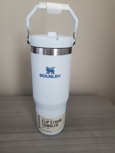 Stanley Tumbler 30 oz Flip STRAW ICEFLOW Glacier LIGHT Blue NEW SHIPS TODAY - Bild 1 von 4
