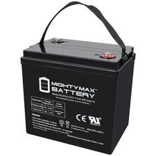 Mighty Max 6V 200AH SLA Replacement Battery Compatible with Deep Cycle Golf cart