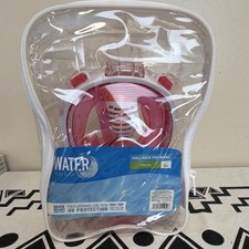 Water Sun  Fun Full-Face PVC Mask Youth 8 Snorkel Set Pink UV Protection