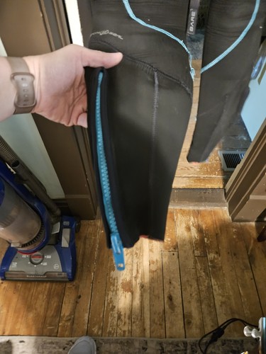 Pre-owned Evoke Bare 5mm Womens Evoke Full Wetsuit Aqua size 06 - Picture 10 of 23