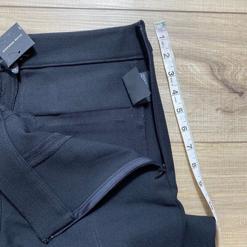 Club Monaco Womens Slim Fit Kick Flare Leg Pants Size 0 Black - Picture 7 of 12