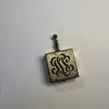 Vintage 1950's Silent Butler Brass Pocket Ashtray with Handle