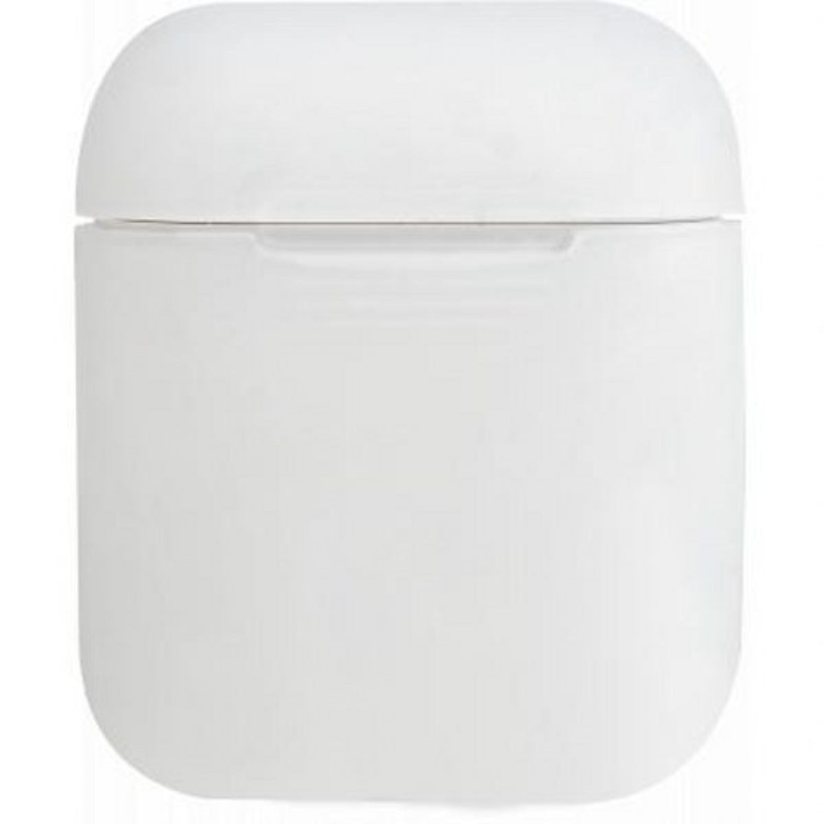 Coque AirPods antichoc en silicone blanc BigBen protège de la poussière