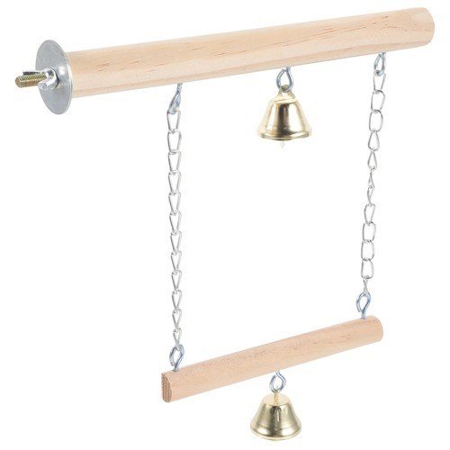 Jaula para pájaros juguete para columpio resistente a mordeduras juguete para columpio para pájaros periquitos juguete para columpio loro - Imagen 7 de 12
