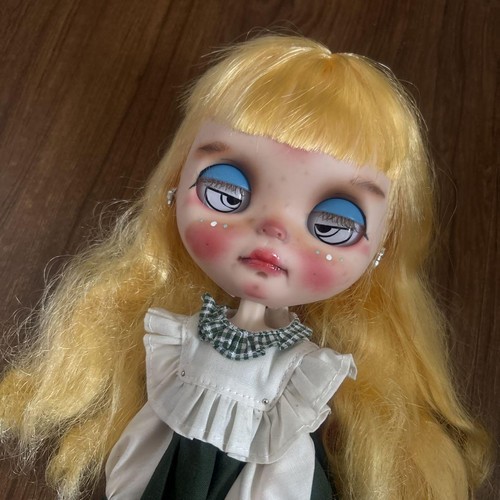 Bambola personalizzata Blythe Dona Donuts Manga Eyes Neo Blythe OOAK artista bambola - Foto 4 di 7