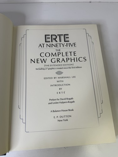 Erte at Ninety-Five The Complete New Graphic Extended Edition Hardback Book - Picture 8 of 19