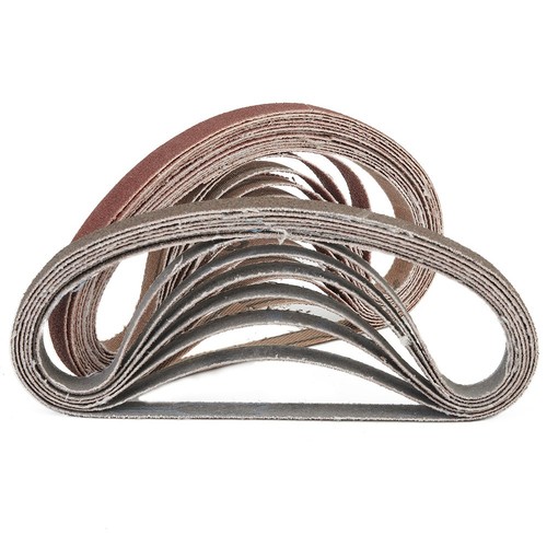 50pcs/Set 330 X 10mm Air Finger Sander Sadning Belt 60/80/100/120 Grit AU FAST - Picture 4 of 18