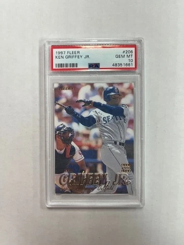 1997 Fleer - Ken Griffey Jr #206 PSA 10