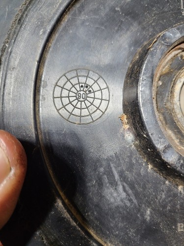 Vintage Skidoo Snowmobile 190mm Rear Plastic Idler Wheels Formula Mach Plus 93 - Picture 10 of 10