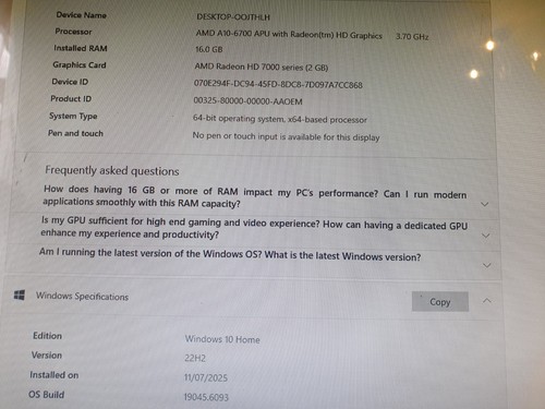 Acer Aspire TX-105 Gaming desktop,AMD A10, 1TB HDD,16GB ** GTA,Metro,Bioshock - Picture 19 of 24