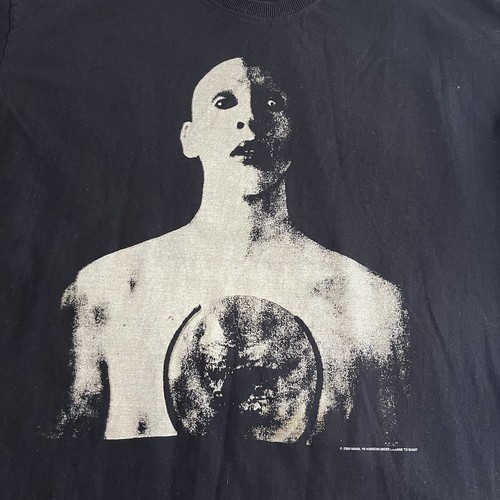 Rare Vintage Marilyn Manson Holywood Giant Tour Dave Sardy T Shirt - Picture 2 of 9