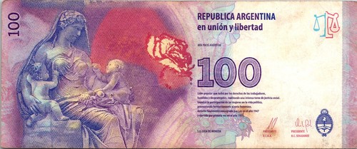 Dr Jim Stamps Banknote Argentina 100 Pesos