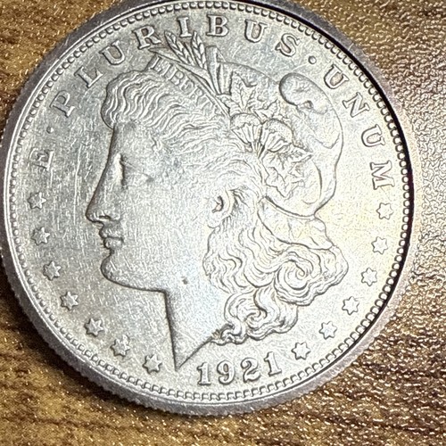1921 MORGAN SILVER DOLLAR KEYCHAIN& Clasp - Picture 7 of 8