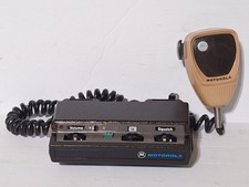 VINTAGE MOTOROLA SYNTOR 16 CH CONTROL HEAD AND PALM MIC USED BUT VERY GOOD COND