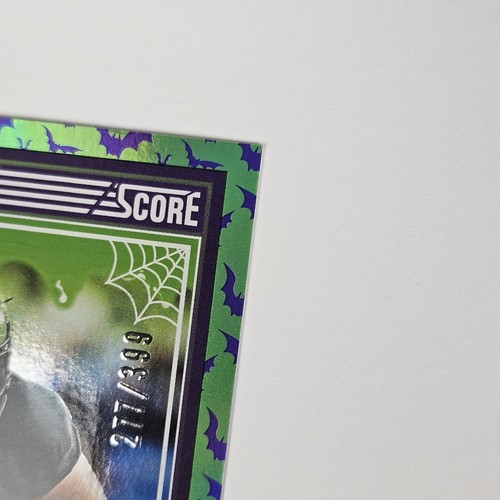 Score A Treat Josh Conerly Jr. 277/399 Green Bat Holo Halloween Football NFL - Picture 5 of 7