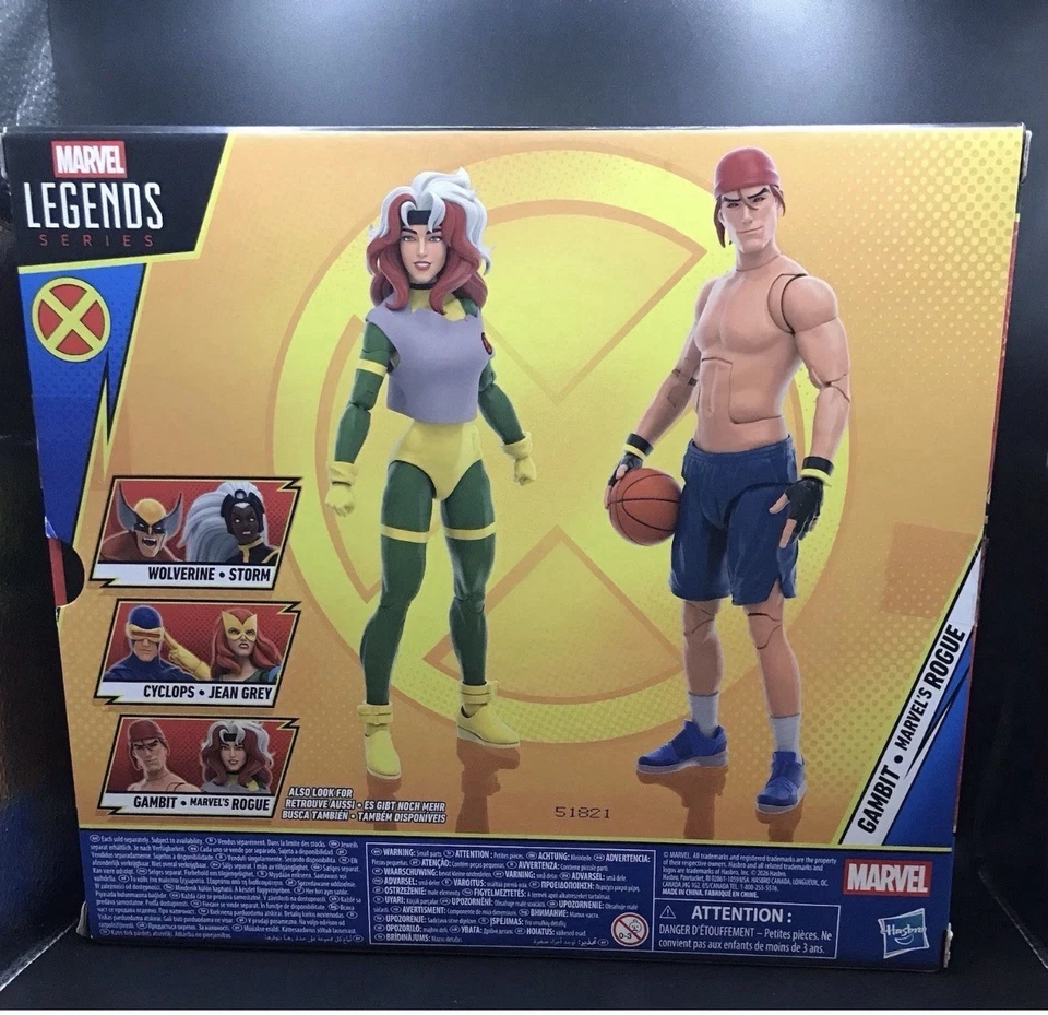 GAMBIT & ROGUE X-MEN '97 Marvel Legends Figures 2-PACK BOXED SET, READY TO SHIP - Image 2 of 4