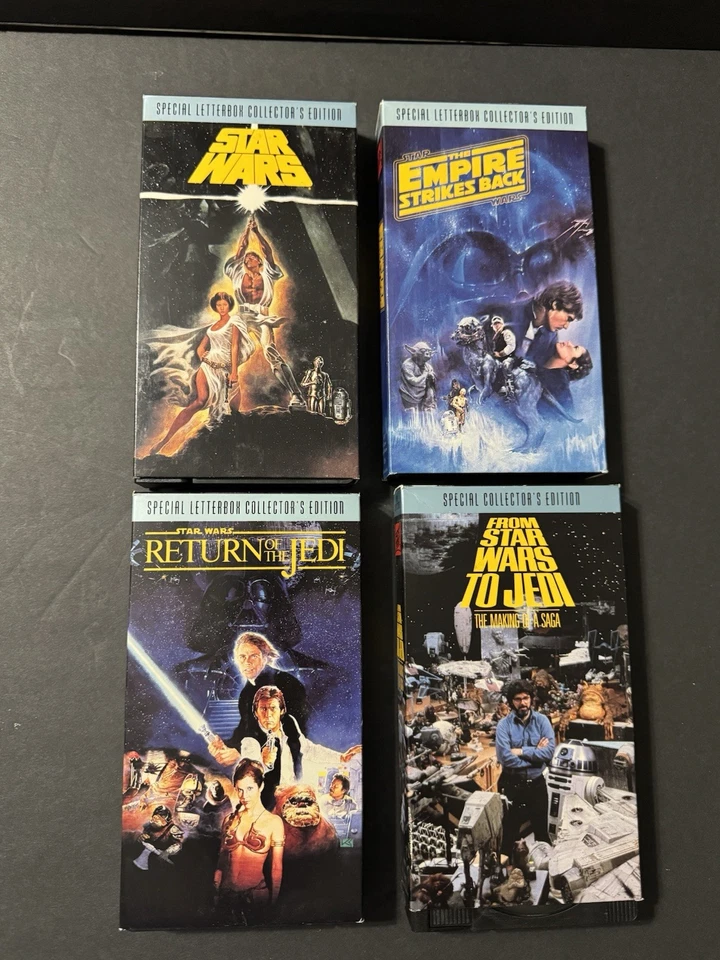 VTG Star Wars Trilogy Special Letterbox VHS Collectors Edition 1992 Complete CIB - Image 3 of 4