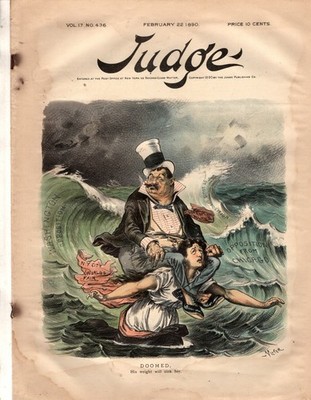 1890 Judge February 22 The New York Fair is doomed by opposition Original print