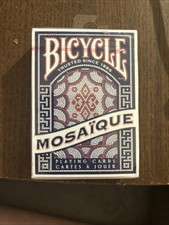 Bicycle Mosaique Air Cushion Finish Playing Cards Made in USA Sealed Box