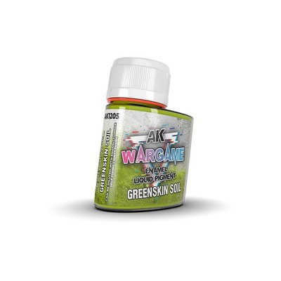 AK Interactive Wargame Enamel Liquid Pigments Greenskin Soil 35ml AK1205