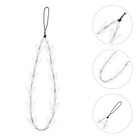 Motyle Smycz telefoniczna Telefon Pearl Bransoletka Przezroczysta