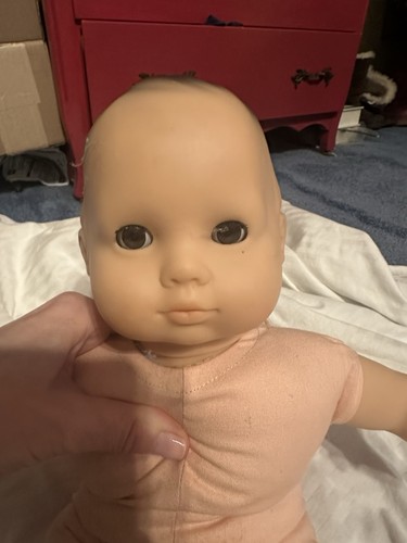 Pleasant Company American Girl #14 Early Bitty Baby Puppe braune Haare Augen Vintage - Bild 6 von 13