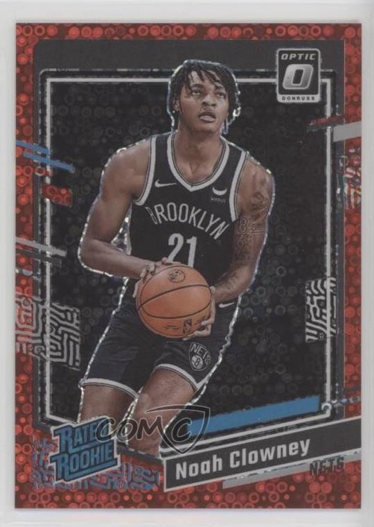 2023 Donruss Optic Rated Rookie Fast Break Red Prizm 39/75 Noah Clowney #205 RC