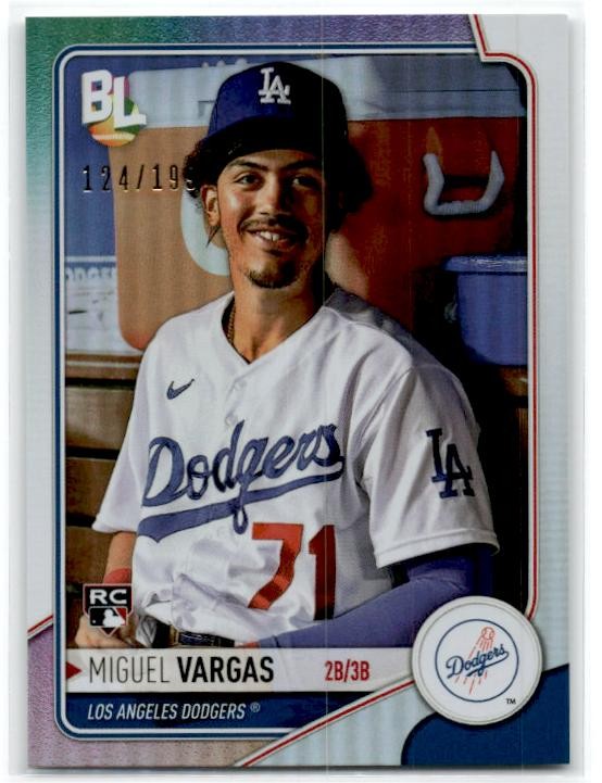 2023 Topps Big League Wrapper Redemption Silver Foil /199 #WR-52 Miguel Vargas
