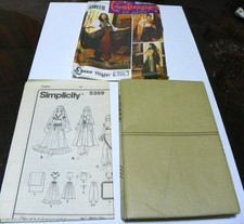 Simplicity Sewing Pattern 5359 Costume Gown Renaissance Size 14-20 uncut