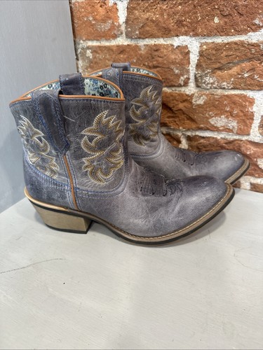 Damenstiefel Laredo blau kurz oben Größe 9M