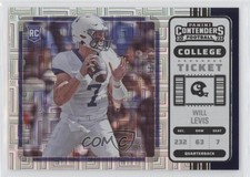2023 Chronicles Draft Picks Contenders College Ticket Blue 16/99 Will Levis n0c