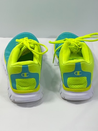 Zapatos de rendimiento Champion para mujer, amarillo y verde azulado, talla 9 EE. UU., usados - Imagen 5 de 11
