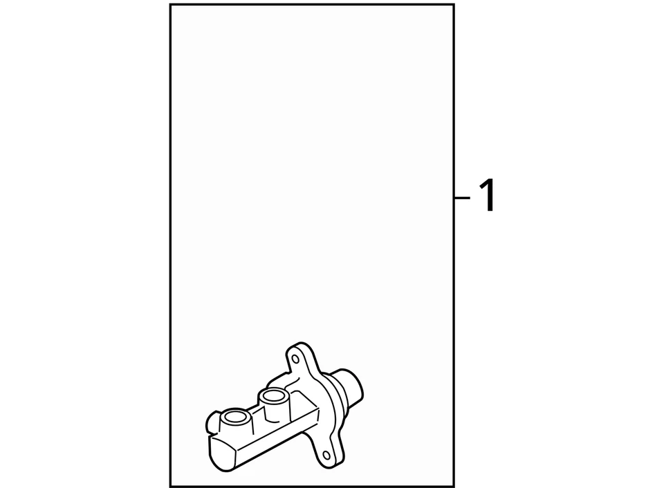 Ford Taurus 2010 (cilindro maestro de freno sedán fabricante de equipos originales 159 k millas - LKQ405064487 Foto 4 de 4