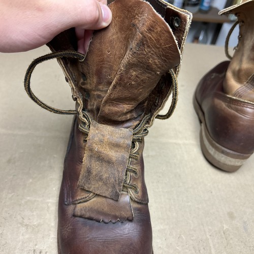 Vintage RED WING Leather Logger Boots Made in USA Size 9.5D - Picture 15 of 24