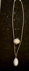 Vintage Wedgewood Cameo Pendant+Ring Signed Rainbow Sterling Silver w/ 16" Chain