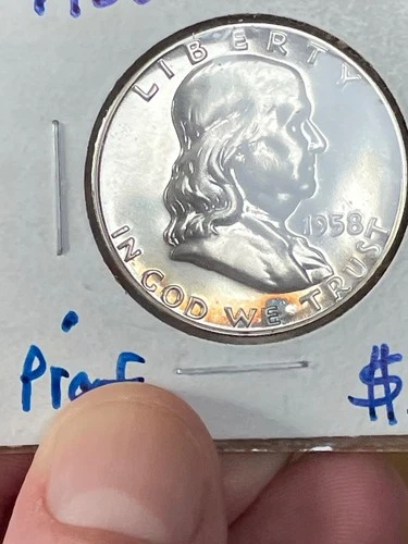 1958 50¢ Proof Franklin Half Dollar